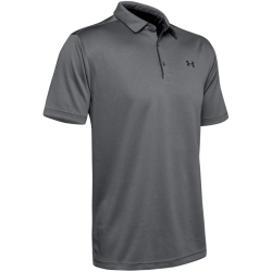 UNDER ARMOUR Tech Poloshirt Herren 040 - graphite/black/black 3XL