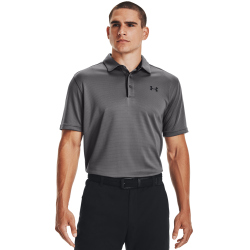 UNDER ARMOUR Tech Poloshirt Herren 040 - graphite/black/black 3XL