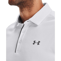 UNDER ARMOUR Tech Poloshirt Herren 100 - white/graphite/graphite 3XL