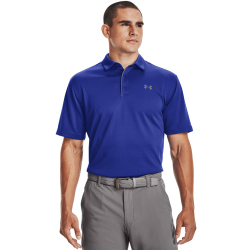 UNDER ARMOUR Tech Poloshirt Herren 400 - royal/graphite/graphite M/T