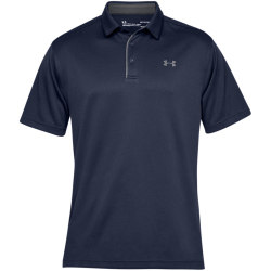 UNDER ARMOUR Tech Poloshirt Herren 410 - midnight navy/graphite/graphite 3XL