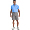 UNDER ARMOUR Tech Poloshirt Herren 475 - carolina blue/graphite blue/pitch gray S