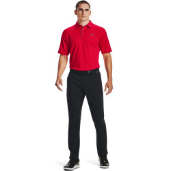 UNDER ARMOUR Tech Poloshirt Herren 600 - red/graphite/graphite S