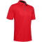 UNDER ARMOUR Tech Poloshirt Herren 600 - red/graphite/graphite S