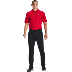 UNDER ARMOUR Tech Poloshirt Herren 600 - red/graphite/graphite M/T