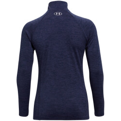 UNDER ARMOUR Tech 1/2-Zip langarm Sweatshirt Damen 410 - midnight navy/cadet/metallic silver M