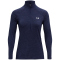 UNDER ARMOUR Tech 1/2-Zip langarm Sweatshirt Damen 410 - midnight navy/cadet/metallic silver L