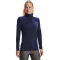 UNDER ARMOUR Tech 1/2-Zip langarm Sweatshirt Damen 410 - midnight navy/cadet/metallic silver L