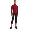 UNDER ARMOUR Tech 1/2-Zip langarm Sweatshirt Damen 690 - chestnut red/radio red/metallic silver S