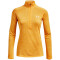 UNDER ARMOUR Tech 1/2-Zip langarm Sweatshirt Damen 782 - rise/metallic silver M