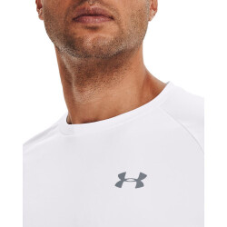 UNDER ARMOUR Tech 2.0 Trainingsshirt Herren 100 - white/overcast gray XS