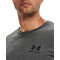 UNDER ARMOUR Sportstyle Left Chest Trainingsshirt Herren 019 - charcoal medium heather/black XS