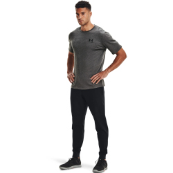 UNDER ARMOUR Sportstyle Left Chest Trainingsshirt Herren 019 - charcoal medium heather/black 4XL