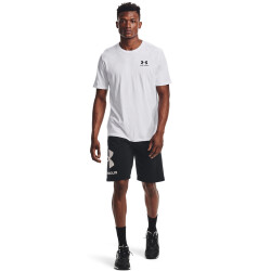 UNDER ARMOUR Sportstyle Left Chest Trainingsshirt Herren 100 - white/black L/T