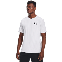 UNDER ARMOUR Sportstyle Left Chest Trainingsshirt Herren 100 - white/black XXL