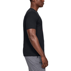 UNDER ARMOUR GL Foundation T-Shirt Herren 001 - black/white/red L/T