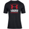UNDER ARMOUR GL Foundation T-Shirt Herren 001 - black/white/red L/T