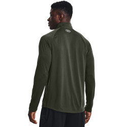 UNDER ARMOUR Tech 2.0 Sweatshirt mit 1/2-Zip 312 - baroque green/white XXL
