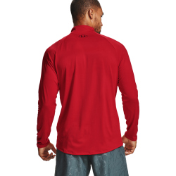 UNDER ARMOUR Tech 2.0 Sweatshirt mit 1/2-Zip 602 - red/black S