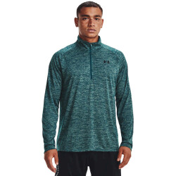 UNDER ARMOUR Tech 2.0 Sweatshirt mit 1/2-Zip 716 - tourmaline teal/black M