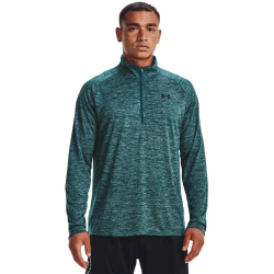 UNDER ARMOUR Tech 2.0 Sweatshirt mit 1/2-Zip 716 - tourmaline teal/black L