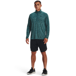 UNDER ARMOUR Tech 2.0 Sweatshirt mit 1/2-Zip 716 - tourmaline teal/black L