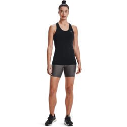 UNDER ARMOUR HeatGear Armour Racer Tanktop Damen 001 - black/metallic silver XL