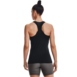 UNDER ARMOUR HeatGear Armour Racer Tanktop Damen 001 - black/metallic silver XL