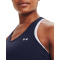 UNDER ARMOUR HeatGear Armour Racer Tanktop Damen 410 - midnight navy/metallic silver M