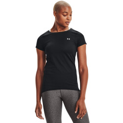 UNDER ARMOUR HeatGear Armour kurzarm Trainingsshirt Damen...