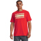 UNDER ARMOUR Team Issue Wordmark kurzarm Trainingsshirt Herren 890 - radio red/phosphor green S