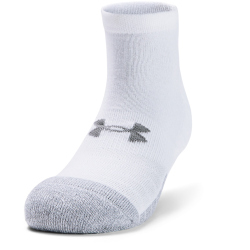 3er Pack UNDER ARMOUR Heatgear Sneakersocken 100 - white/white/steel L (42-47)