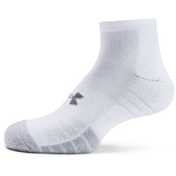 3er Pack UNDER ARMOUR Heatgear Sneakersocken 100 - white/white/steel L (42-47)