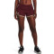 UNDER ARMOUR Fly By 2.0 Shorts Damen 692 - chestnut red/phosphor green/reflective S