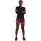 UNDER ARMOUR Fly By 2.0 Shorts Damen 692 - chestnut red/phosphor green/reflective S