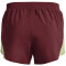 UNDER ARMOUR Fly By 2.0 Shorts Damen 692 - chestnut red/phosphor green/reflective S