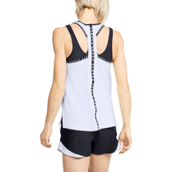 UNDER ARMOUR Knockout Tanktop Damen 100 - white/white/black XXL
