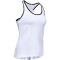 UNDER ARMOUR Knockout Tanktop Damen 100 - white/white/black XXL