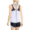UNDER ARMOUR Knockout Tanktop Damen 100 - white/white/black XXL