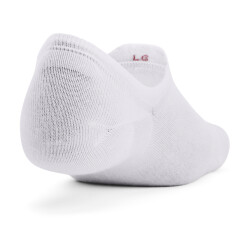 3er Pack UNDER ARMOUR Essential Füßlinge mit Lasche 102 - white/white/metallic gold S (34-38)