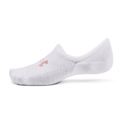 3er Pack UNDER ARMOUR Essential Füßlinge mit Lasche 102 - white/white/metallic gold S (34-38)