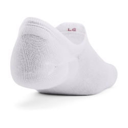 3er Pack UNDER ARMOUR Essential F&uuml;&szlig;linge mit Lasche 102 - white/white/metallic gold M (36.5-42)