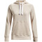 UNDER ARMOUR Rival Fleece HB Hoodie Damen 783 - oatmeal light heather/white L