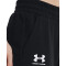 UNDER ARMOUR Rival Fleece Jogginghose Damen 001 - black/white/white S