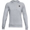 UNDER ARMOUR Rival Fleece Hoodie Herren 011 - mod gray light heather/onyx white M