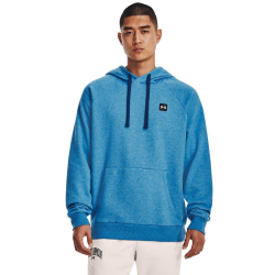 UNDER ARMOUR Rival Fleece Hoodie Herren 437 - petrol blue light heather/onyx white M