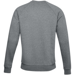 UNDER ARMOUR Rival Fleece Crew Sweatshirt Herren 012 - pitch gray light heather/onyx white L