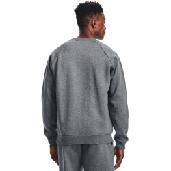 UNDER ARMOUR Rival Fleece Crew Sweatshirt Herren 012 - pitch gray light heather/onyx white XXL