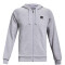 UNDER ARMOUR Rival Fleece Kapuzenjacke Herren 011 - mod gray light heather/onyx white XXL