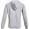 UNDER ARMOUR Rival Fleece Kapuzenjacke Herren 011 - mod gray light heather/onyx white XXL